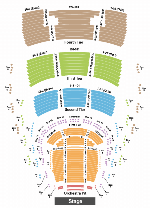 Arsht Center Sound Of Music Seating Chart